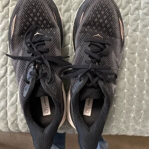 Hoka Black and Gray Women's Sneakers